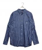 CHAPSチャップス）の古着「L/Sチェックシャツ」｜ブルー