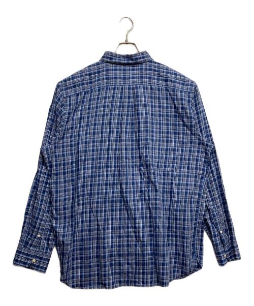 CHAPS（チャップス）CHAPS (チャップス) L/Sチェックシャツ ブルー サイズ:XLの古着・服飾アイテム