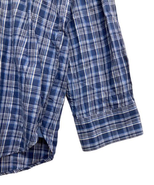 CHAPS（チャップス）CHAPS (チャップス) L/Sチェックシャツ ブルー サイズ:XLの古着・服飾アイテム