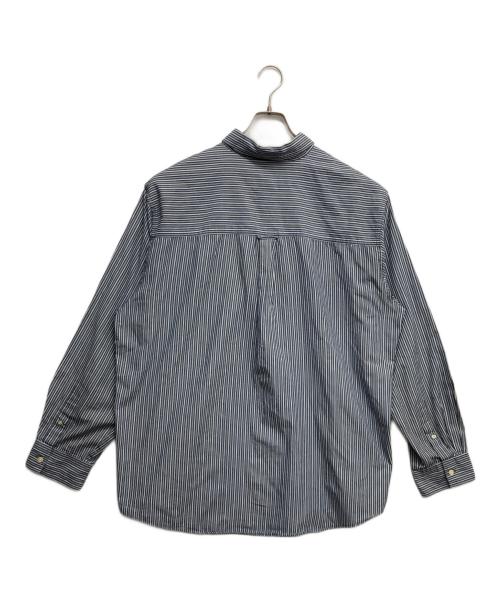 CHAPS（チャップス）CHAPS (チャップス) ストライプS/Sシャツ ブルー サイズ:XXLの古着・服飾アイテム