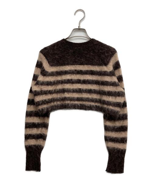 ALL SAINTS（オールセインツ）ALL SAINTS (オールセインツ) ラムウールボーダーニット ピンク サイズ:Ｓの古着・服飾アイテム