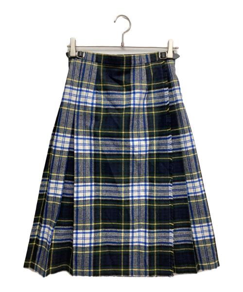 O'NEIL OF DUBLIN（オニールオブダブリン）O'NEIL OF DUBLIN (オニールオブダブリン) チェック巻きスカート グリーン サイズ:US8の古着・服飾アイテム