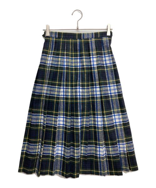 O'NEIL OF DUBLIN（オニールオブダブリン）O'NEIL OF DUBLIN (オニールオブダブリン) チェック巻きスカート グリーン サイズ:US8の古着・服飾アイテム