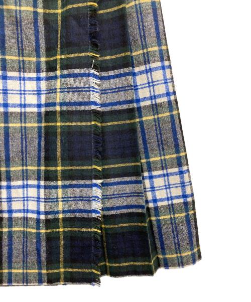 O'NEIL OF DUBLIN（オニールオブダブリン）O'NEIL OF DUBLIN (オニールオブダブリン) チェック巻きスカート グリーン サイズ:US8の古着・服飾アイテム