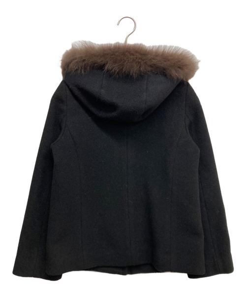 any Sis（エニィスィス）any SiS (エニィスィス) スーペリアファインウールモッサ ショートコート ブラック サイズ:1の古着・服飾アイテム