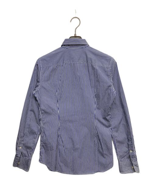 RALPH LAUREN（ラルフローレン）RALPH LAUREN (ラルフローレン) ストライプBDシャツ ブルー サイズ:8の古着・服飾アイテム