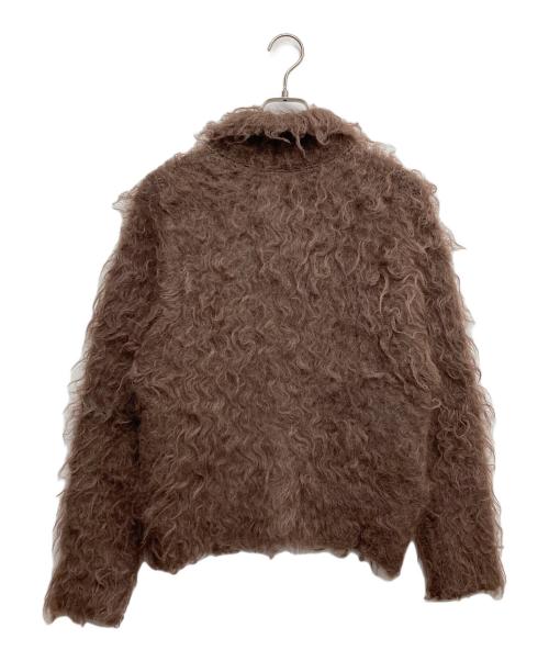 MAISON SPECIAL.（メゾンスペシャル）MAISON SPECIAL. (メゾンスペシャル) SHAGGY KNIT SHIRT ブラウンの古着・服飾アイテム