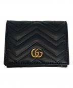 GUCCIグッチ）の古着「2つ折り財布」｜ブラック