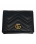 GUCCI（グッチ）の古着「2つ折り財布」｜ブラック