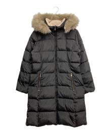 LAUREN RALPH LAUREN（ローレン ラルフ ローレン）の古着「ボア付きダウンコート」｜ブラック