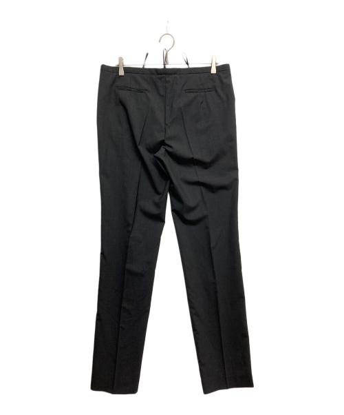 JIL SANDER（ジルサンダー）JIL SANDER (ジルサンダー) ワイドテーパードスラックス ブラック サイズ:42の古着・服飾アイテム