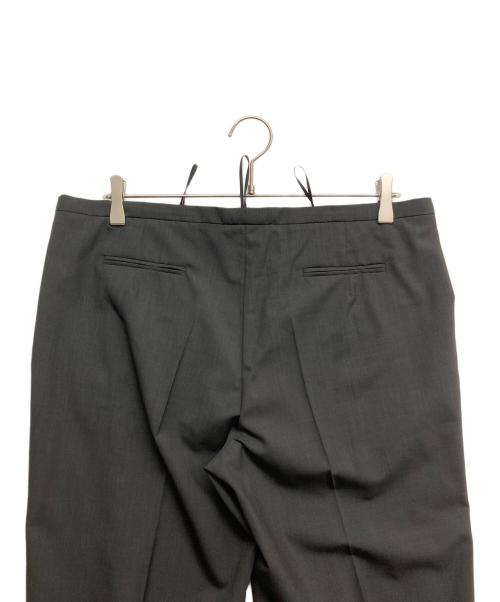 JIL SANDER（ジルサンダー）JIL SANDER (ジルサンダー) ワイドテーパードスラックス ブラック サイズ:42の古着・服飾アイテム