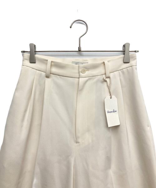 STEVEN ALAN（スティーブンアラン）STEVEN ALAN (スティーブンアラン) タックパンツ アイボリー サイズ:Mの古着・服飾アイテム