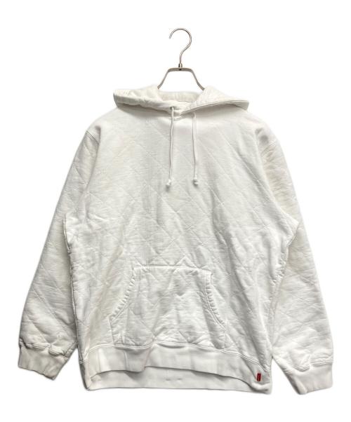 SUPREME（シュプリーム）SUPREME (シュプリーム) ステッチプルオーバーフーディ ホワイト サイズ:Largeの古着・服飾アイテム