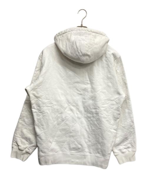 SUPREME（シュプリーム）SUPREME (シュプリーム) ステッチプルオーバーフーディ ホワイト サイズ:Largeの古着・服飾アイテム