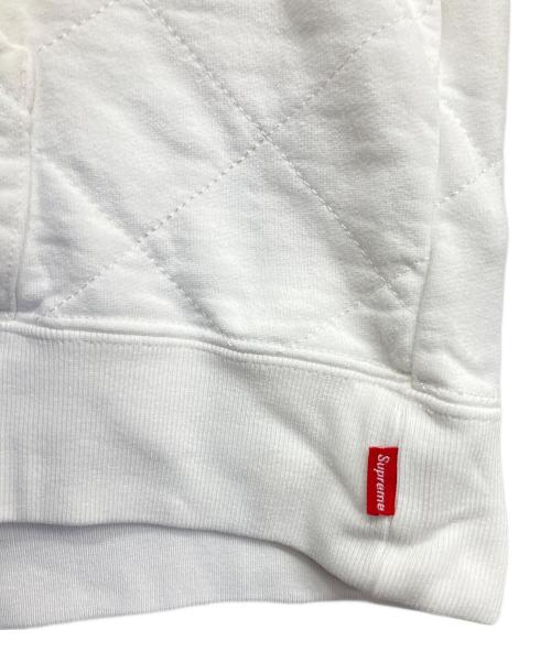SUPREME（シュプリーム）SUPREME (シュプリーム) ステッチプルオーバーフーディ ホワイト サイズ:Largeの古着・服飾アイテム