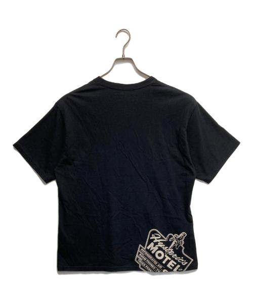 Hysteric Glamour（ヒステリックグラマー）Hysteric Glamour (ヒステリックグラマー) MOTEL SCRATCH Tシャツ ブラック サイズ:Lの古着・服飾アイテム