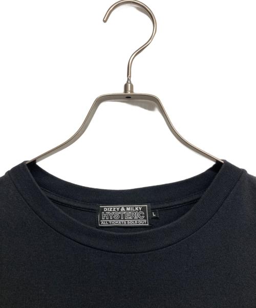 Hysteric Glamour（ヒステリックグラマー）Hysteric Glamour (ヒステリックグラマー) MOTEL SCRATCH Tシャツ ブラック サイズ:Lの古着・服飾アイテム