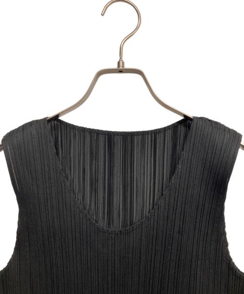PLEATS PLEASE（プリーツプリーズ）PLEATS PLEASE (プリーツプリーズ) ノースリーブカットソー ブラック サイズ:4の古着・服飾アイテム