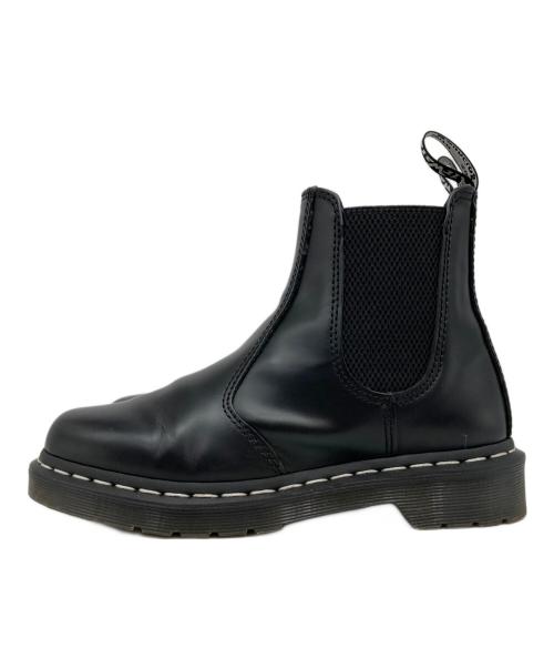 Dr.Martens（ドクターマーチン）Dr.Martens (ドクターマーチン) ホワイトステッチ チェルシーブーツ ブラック サイズ:37の古着・服飾アイテム