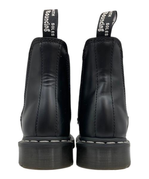 Dr.Martens（ドクターマーチン）Dr.Martens (ドクターマーチン) ホワイトステッチ チェルシーブーツ ブラック サイズ:37の古着・服飾アイテム