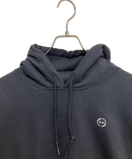 KIYONAGA&CO.（キヨナガ＆コー）KIYONAGA&CO. (キヨナガ＆コー) BACK DOUBLE LOGO HOODIE ブラック サイズ:M 未使用品の古着・服飾アイテム