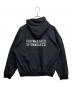 KIYONAGA&CO. (キヨナガ＆コー) BACK DOUBLE LOGO HOODIE ブラック サイズ:M 未使用品：7000円