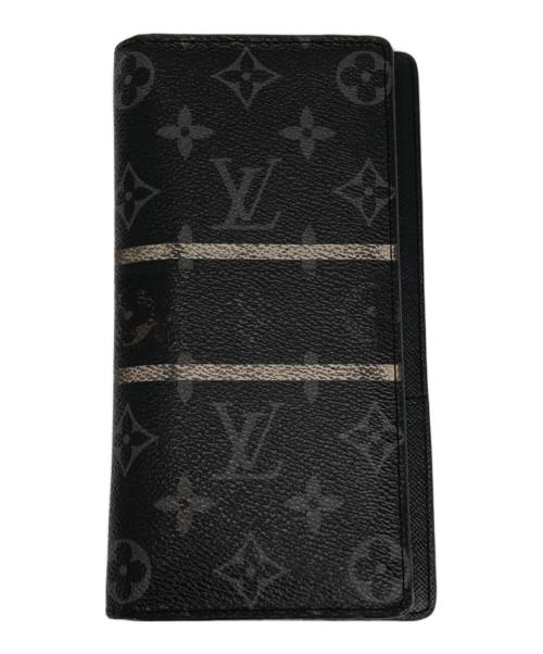 LOUIS VUITTON（ルイ ヴィトン）LOUIS VUITTON (ルイ ヴィトン) FRAGMENTS (フラグメント) 長財布 ブラックの古着・服飾アイテム