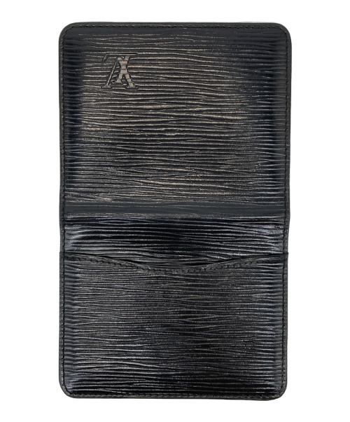 LOUIS VUITTON（ルイ ヴィトン）LOUIS VUITTON (ルイ ヴィトン) カードケース ブラックの古着・服飾アイテム