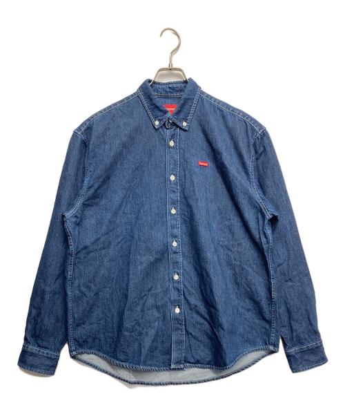 SUPREME（シュプリーム）SUPREME (シュプリーム) Small Box Denim Shirt ブルー サイズ:Sの古着・服飾アイテム