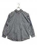 J.CREWジェイクルー）の古着「オーバーサイズストライプシャツ」｜ブルー
