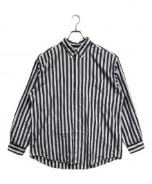 J.CREW（ジェイクルー）の古着「オーバーサイズストライプシャツ」｜ブルー