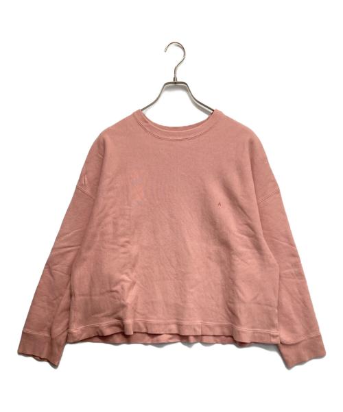 ATON（エイトン）ATON (エイトン) NATURAL DYED URAKE スウェット ピンク サイズ:2の古着・服飾アイテム