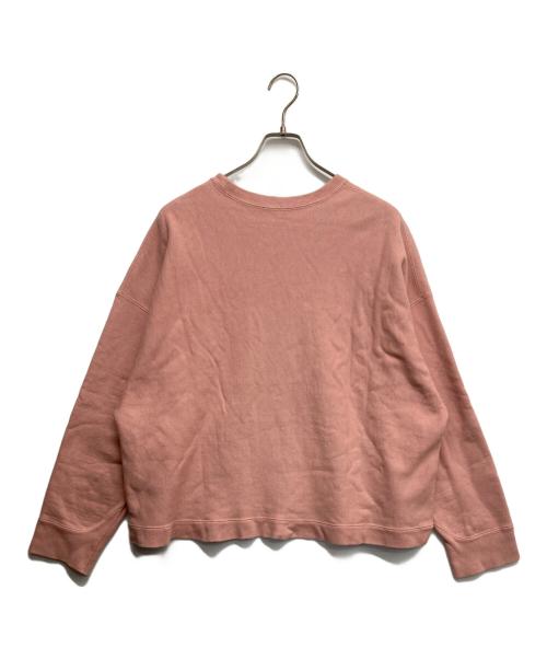 ATON（エイトン）ATON (エイトン) NATURAL DYED URAKE スウェット ピンク サイズ:2の古着・服飾アイテム