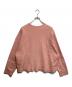 ATON (エイトン) NATURAL DYED URAKE スウェット ピンク サイズ:2：10000円
