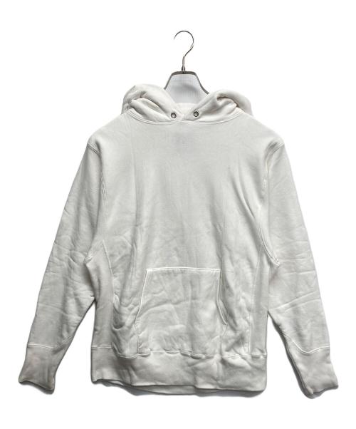 ATON（エイトン）ATON (エイトン) GARMENT DYE URAKE HOODIE ホワイト サイズ:4の古着・服飾アイテム
