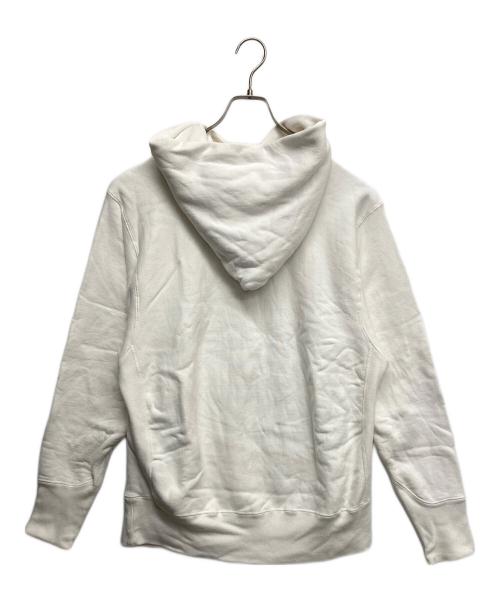 ATON（エイトン）ATON (エイトン) GARMENT DYE URAKE HOODIE ホワイト サイズ:4の古着・服飾アイテム