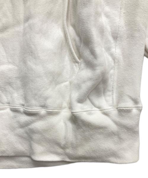 ATON（エイトン）ATON (エイトン) GARMENT DYE URAKE HOODIE ホワイト サイズ:4の古着・服飾アイテム