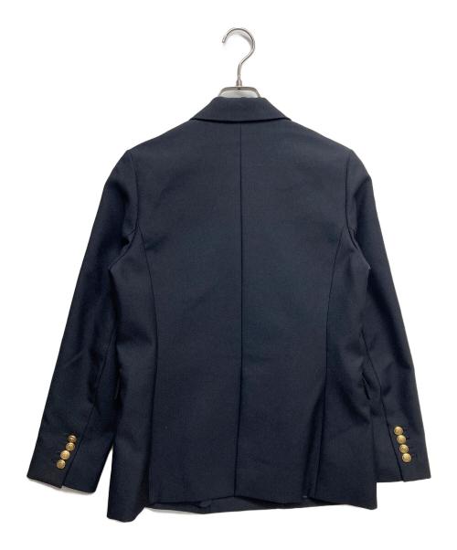 JOURNAL STANDARD relume（ジャーナルスタンダード レリューム）JOURNAL STANDARD relume (ジャーナルスタンダード レリューム) T/Wギャバネイビーブレザー ブラック サイズ:38の古着・服飾アイテム