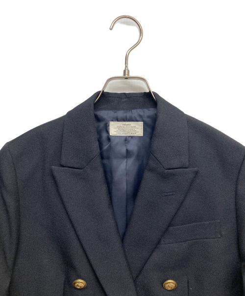 JOURNAL STANDARD relume（ジャーナルスタンダード レリューム）JOURNAL STANDARD relume (ジャーナルスタンダード レリューム) T/Wギャバネイビーブレザー ブラック サイズ:38の古着・服飾アイテム