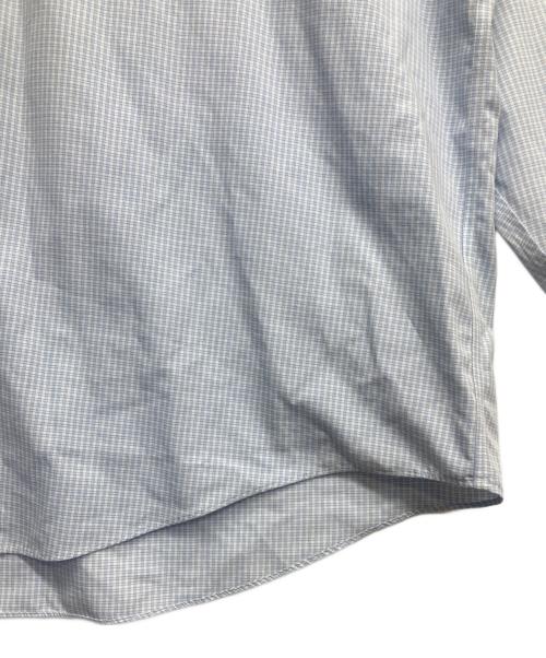 BROOKS BROTHERS（ブルックスブラザーズ）BROOKS BROTHERS (ブルックスブラザーズ) MADISON 襟刺繍チェックシャツ ブルー サイズ:18の古着・服飾アイテム