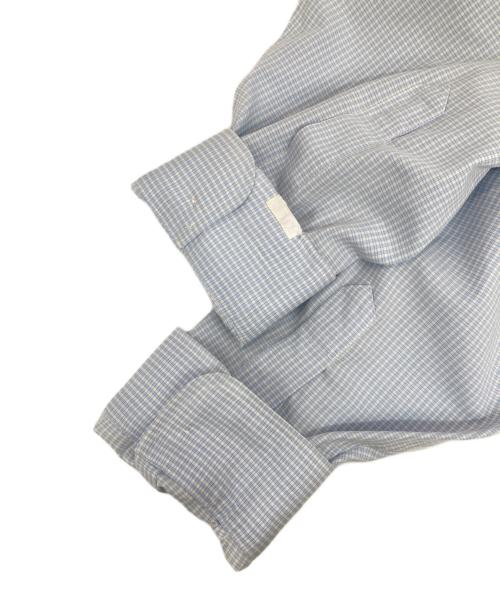 BROOKS BROTHERS（ブルックスブラザーズ）BROOKS BROTHERS (ブルックスブラザーズ) MADISON 襟刺繍チェックシャツ ブルー サイズ:18の古着・服飾アイテム