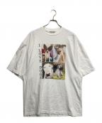 BALENCIAGAバレンシアガ）の古着「ダメージ加工オーバーサイズ 半袖Tシャツ」｜ホワイト