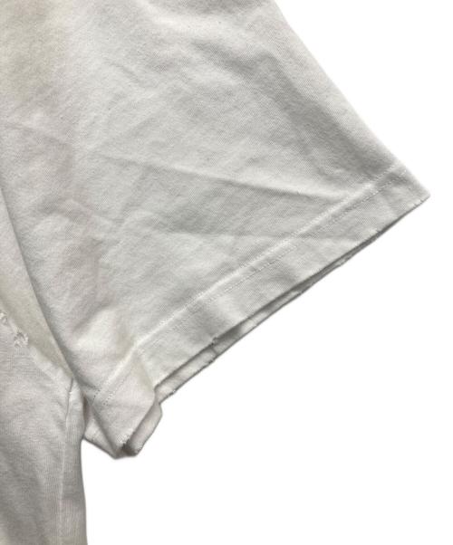BALENCIAGA（バレンシアガ）BALENCIAGA (バレンシアガ) ダメージ加工オーバーサイズ 半袖Tシャツ ホワイト サイズ:XXSの古着・服飾アイテム