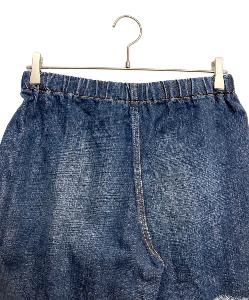 COMME des GARCONS tricot（コムデギャルソントリコ）COMME des GARCONS tricot (コムデギャルソントリコ) 裁ち切替デニムワイドパンツ インディゴ サイズ:-の古着・服飾アイテム