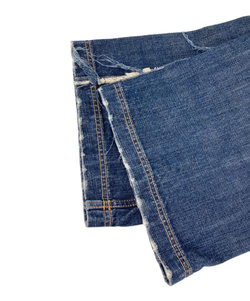 COMME des GARCONS tricot（コムデギャルソントリコ）COMME des GARCONS tricot (コムデギャルソントリコ) 裁ち切替デニムワイドパンツ インディゴ サイズ:-の古着・服飾アイテム