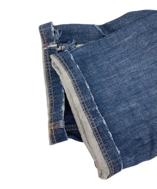 COMME des GARCONS tricot（コムデギャルソントリコ）COMME des GARCONS tricot (コムデギャルソントリコ) 裁ち切替デニムワイドパンツ インディゴ サイズ:-の古着・服飾アイテム