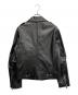 DIESEL (ディーゼル) ゴートスキンライダースジャケット ブラック サイズ:M：25000円