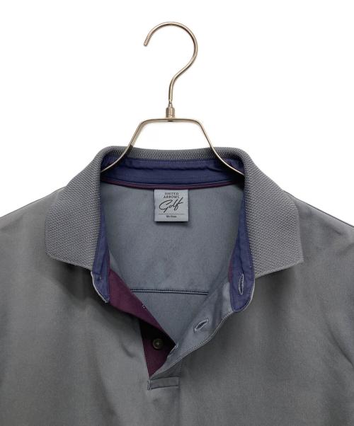 UNITED ARROWS GOLF（ユナイテッドアローズゴルフ）UNITED ARROWS GOLF (ユナイテッドアローズゴルフ) ポロシャツ グレー サイズ:Mの古着・服飾アイテム