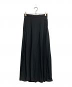 COGTHEBIGSMOKEコグザビッグスモーク）の古着「HALO SEMI-FLARE SKIRT」｜ブラック